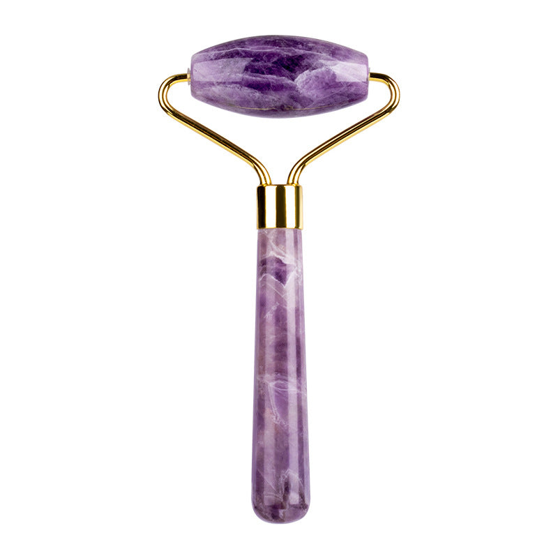 Roller Single and Double-Headed Amethyst Roller Beauty Jade Massager - A buy box