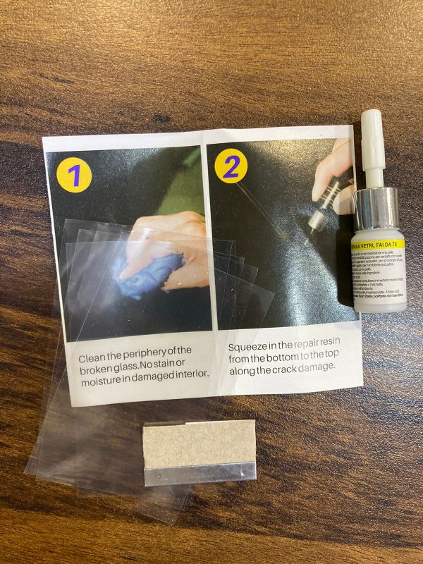 Glass Repair Kit, Quick Fix Cracked Glass - A buy box