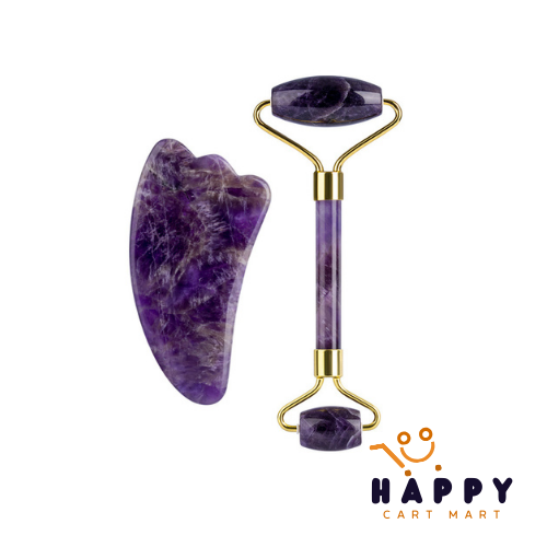 Roller Single and Double-Headed Amethyst Roller Beauty Jade Massager - A buy box