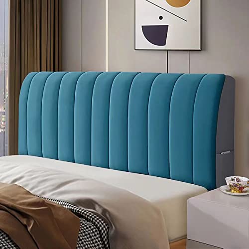 Designer Padded Plush Bed Headboard Velvet Cover King Size (Width:75 inch x Height:30 inch)