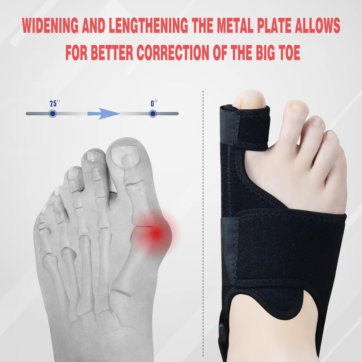 🦶 Neoprene Bunion Toe Corrector - Premium Quality🏆