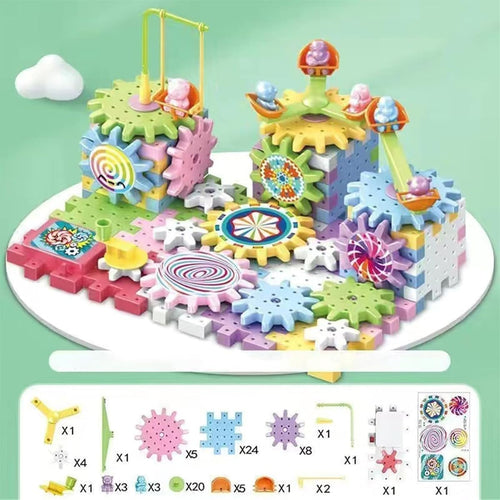 Educational Stem Electric Gears Blocks Toy