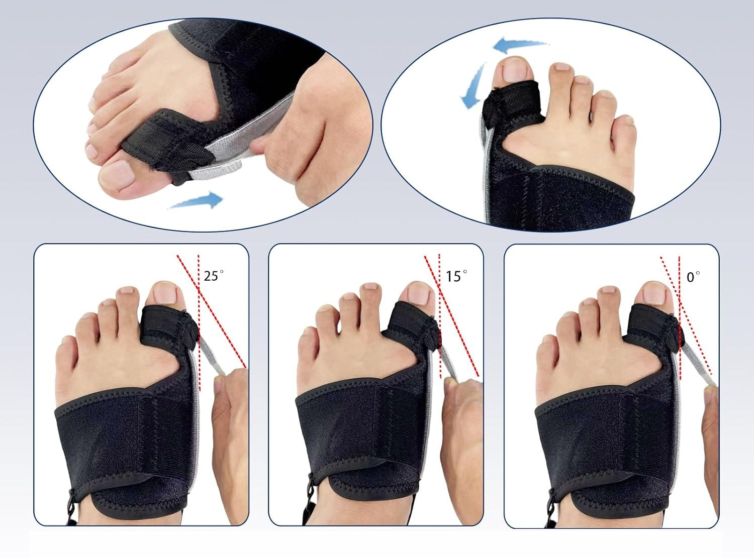 🦶 Neoprene Bunion Toe Corrector - Premium Quality🏆