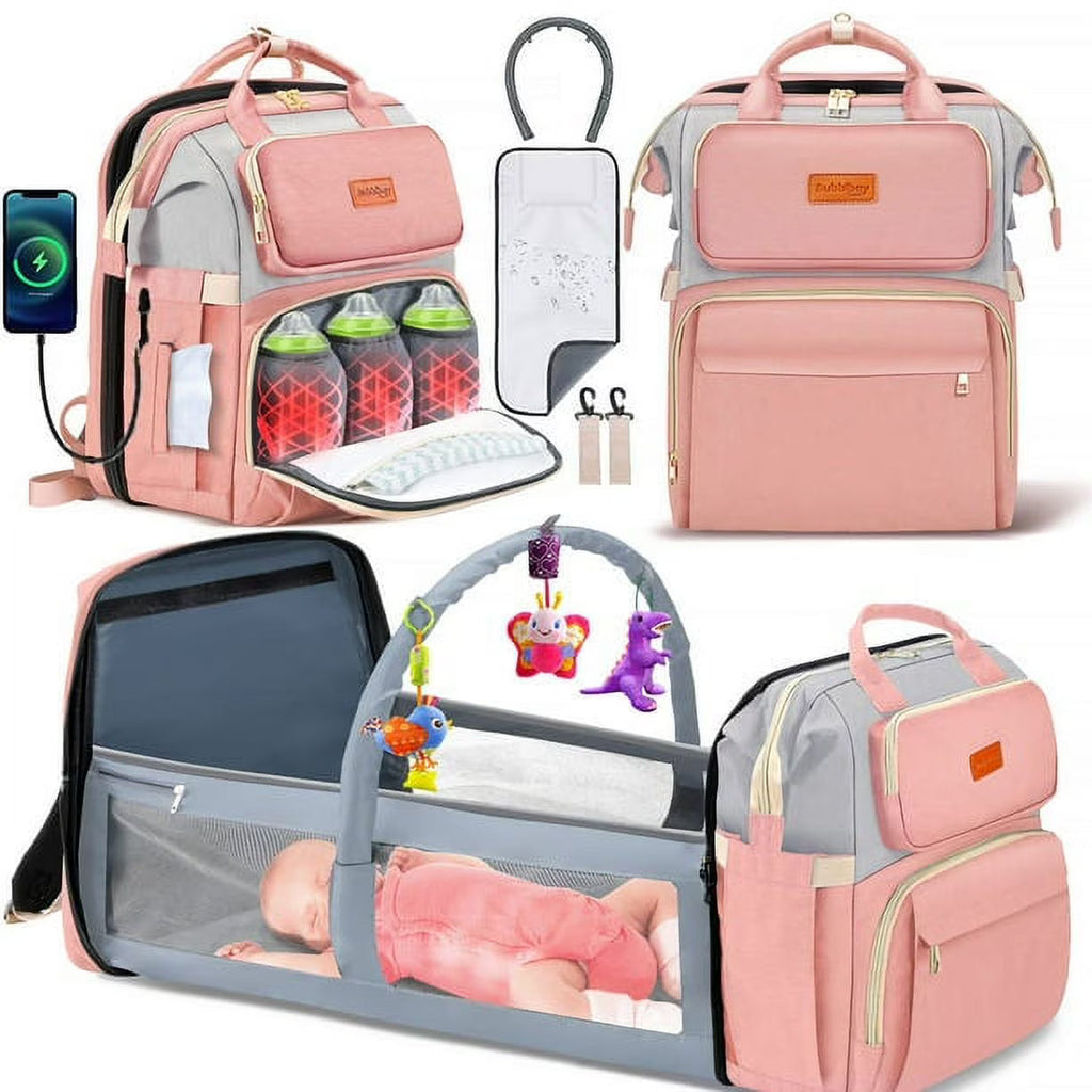 Smart Multi-Functional Baby Bed Bag with Changing Station