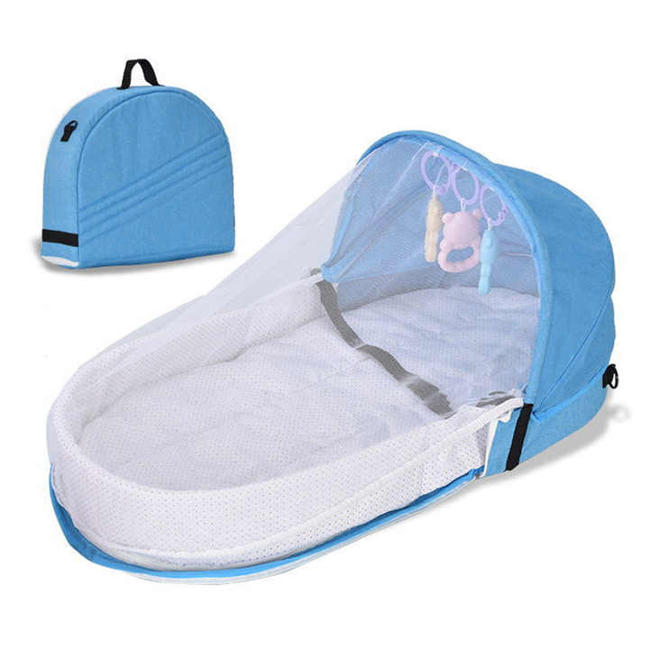 Portable Baby Bed – Safe, Comfy & Easy to Carry Anywhere!